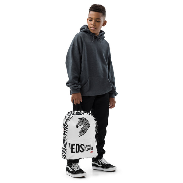 ILLTOCHILL EDS Awareness Backpack – Boy's Front (Clear)