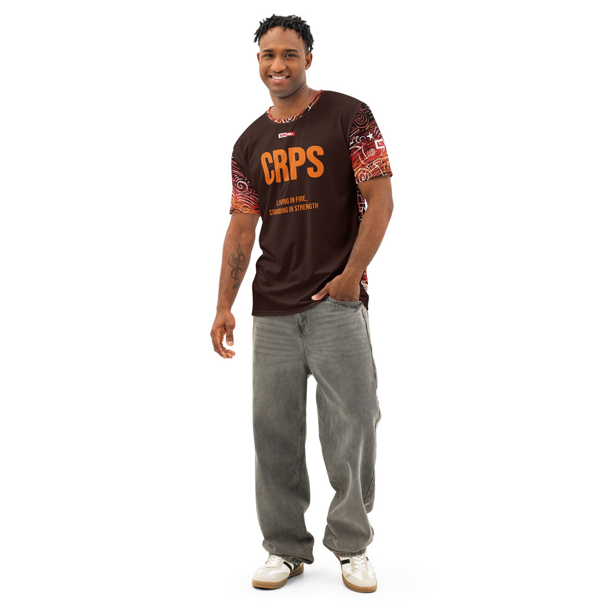 ILLTOCHILL CRPS Awareness T-Shirt – Men's Front (Black)