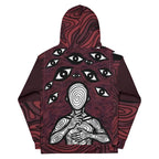 ILLTOCHILL Anxiety awareness gift Unisex cotton Hoodie – Flat Back (Black)