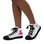 ILLTOCHILL Crohn's Disease Awareness Women's High Top Shoes – Women's Left (Crohn's Disease Awareness Women's High Top Shoes)