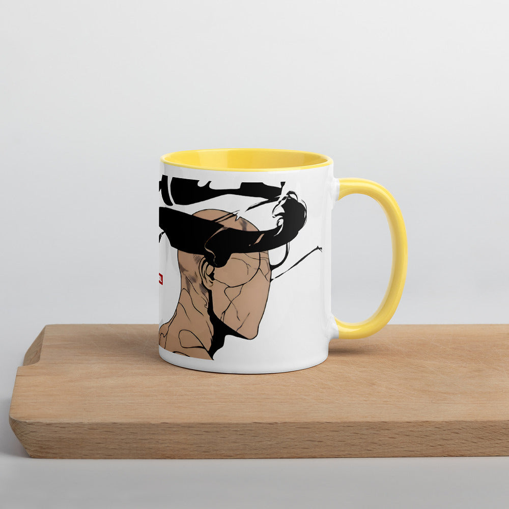 ILLTOCHILL CPTSD awareness Complex Post-Traumatic Stress disorder gift Mug with Color Inside – Lifestyle Right