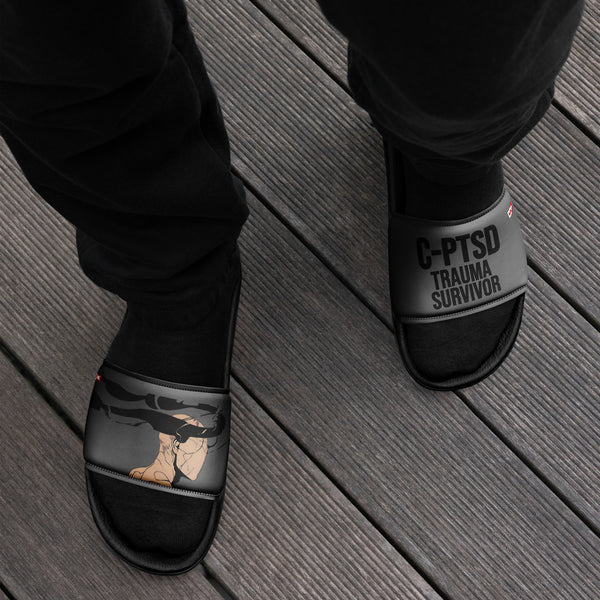 ILLTOCHILL C-PTSD Support Men's Slides – Men's Lifestyle Front (C-ptsd Support Men's Slides)