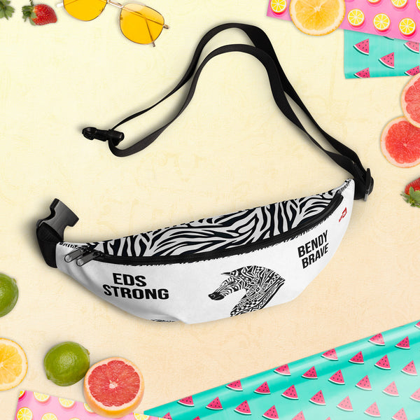ILLTOCHILL EDS Awareness Fanny Pack – Spring/summer vibes Front (Clear)