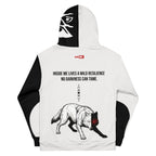 ILLTOCHILL Bipolar disorder gift heavyweight Unisex hoodie – Flat Back (White)