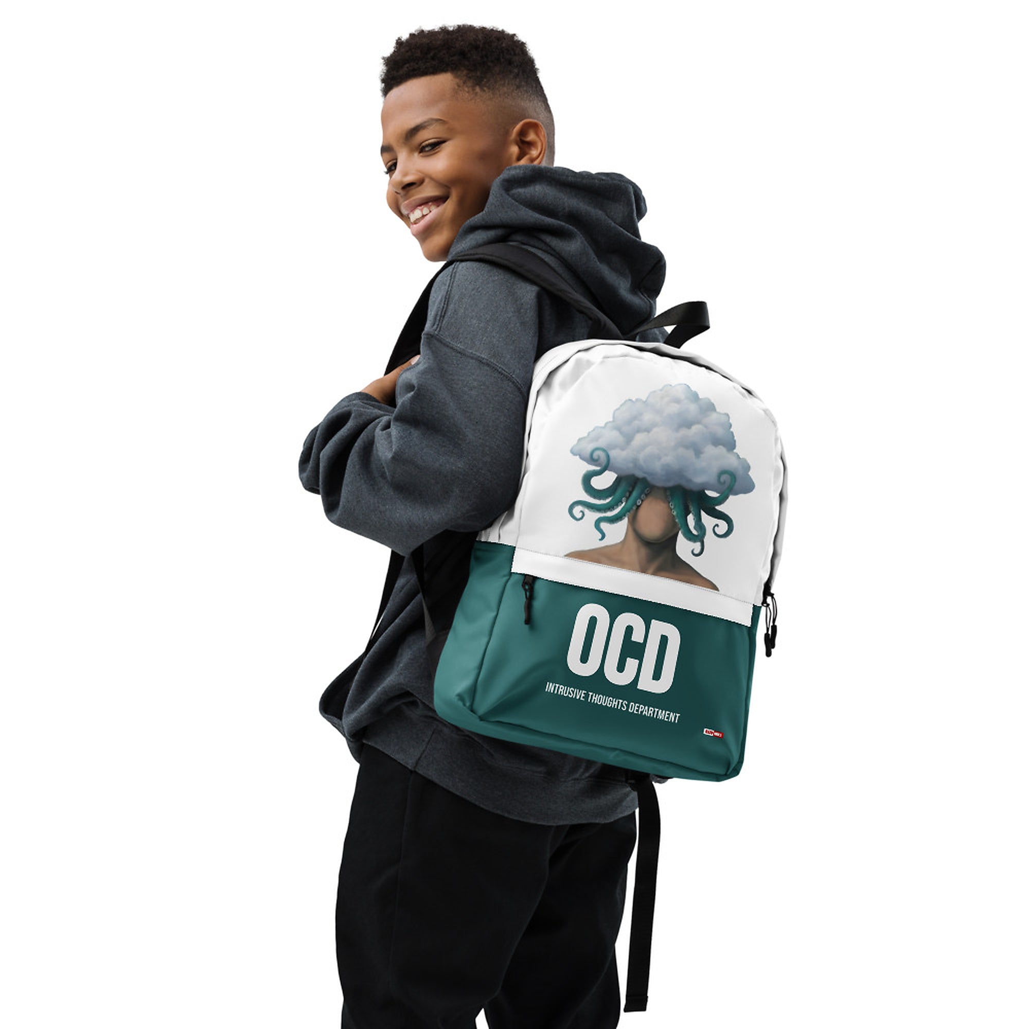 ILLTOCHILL OCD Awareness Backpack – Boy's Right (Clear)