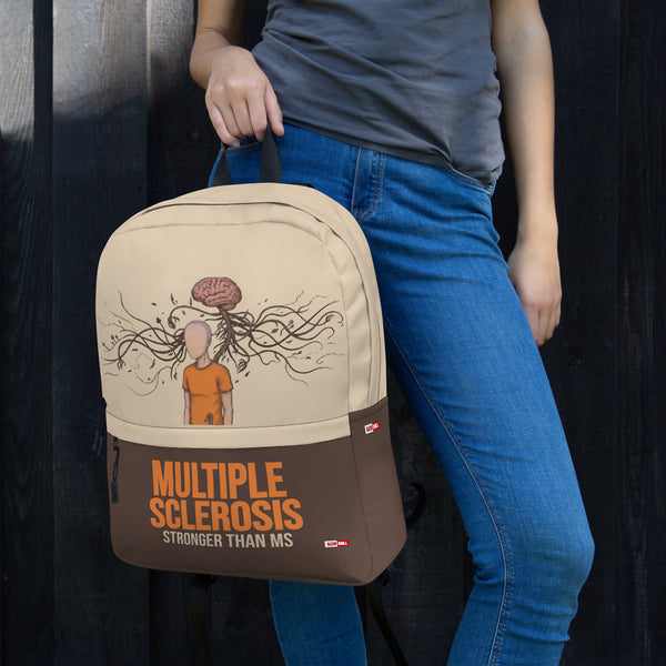 ILLTOCHILL MS Awareness Backpack – Women's Lifestyle Left (Black)