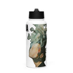 ILLTOCHILL Asthma awareness gift Stainless steel water bottle with a straw lid – Flat Front