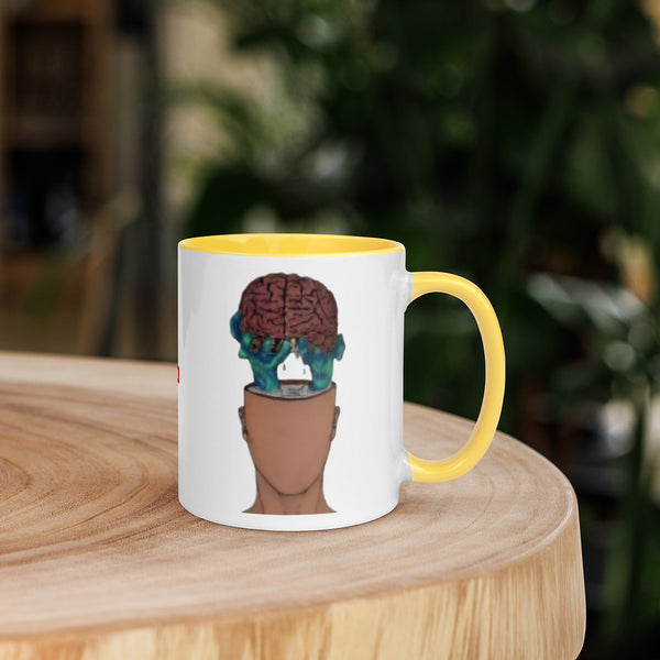 ILLTOCHILL IIH awareness Idiopathic Intracranial Hypertension support gift Mug with Color Inside – Lifestyle 5 Right