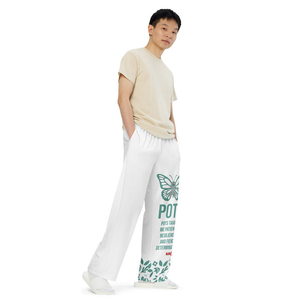 ILLTOCHILL POTS Awareness Pants – Men's Right Front (White)