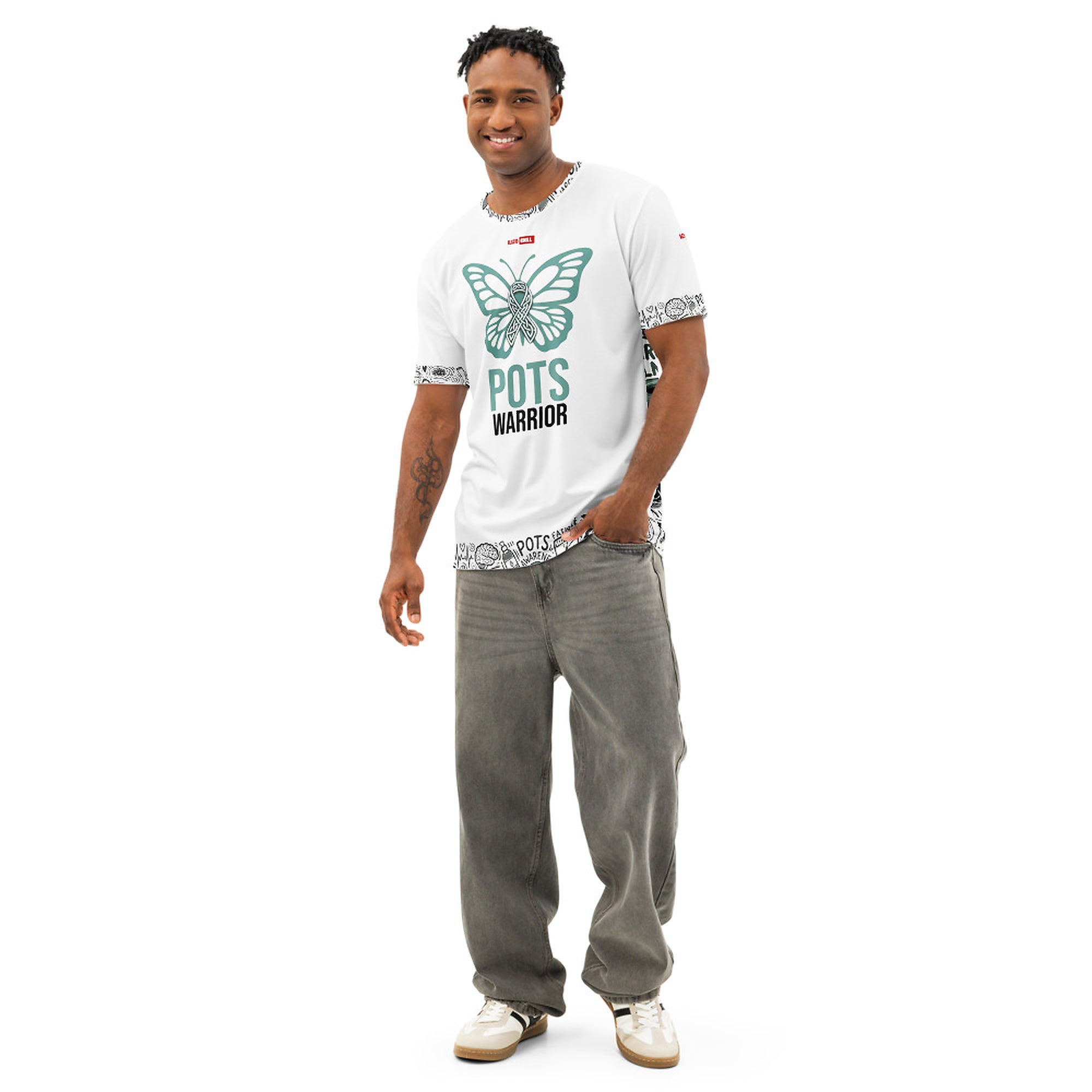 ILLTOCHILL POTS Awareness T-Shirt – Men's Front (White)