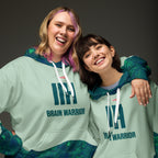 ILLTOCHILL IIH awareness Idiopathic Intracranial Hypertension support gift heavyweight Unisex Hoodie – Couples Front (White)