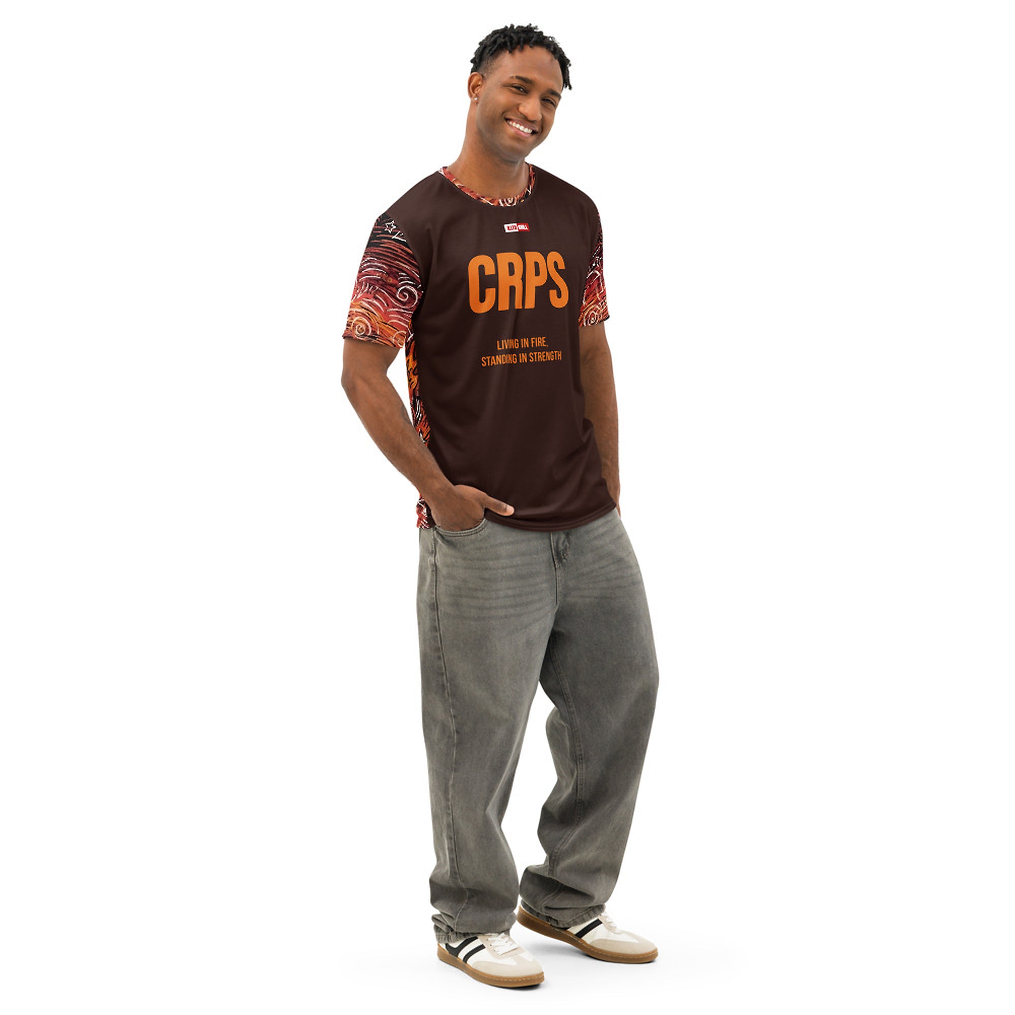 ILLTOCHILL CRPS Awareness T-Shirt – Men's Right Front (Black)
