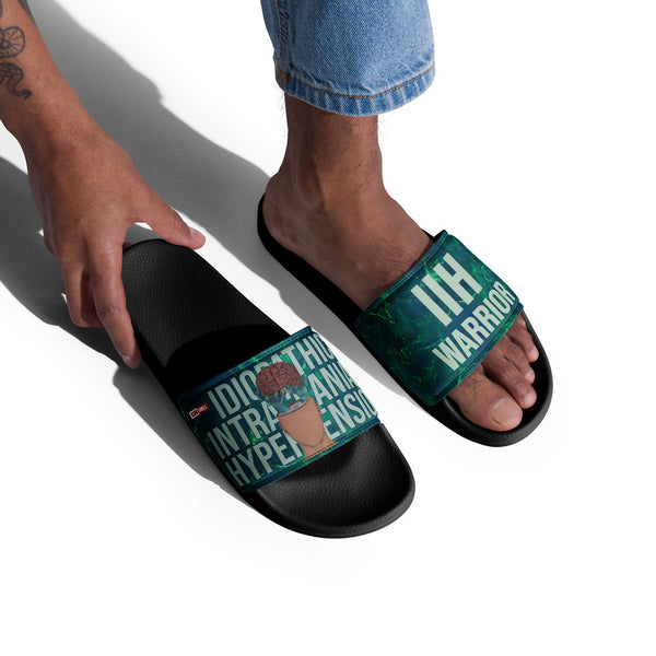ILLTOCHILL IIH Awareness Men's Slides – Men's Lifestyle 2 Right Front (Iih Awareness Men's Slides)