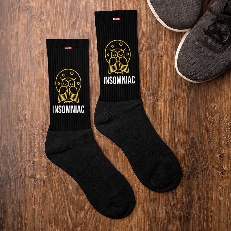 ILLTOCHILL Insomnia Night Owl Socks – Flat Lifestyle 3 Right