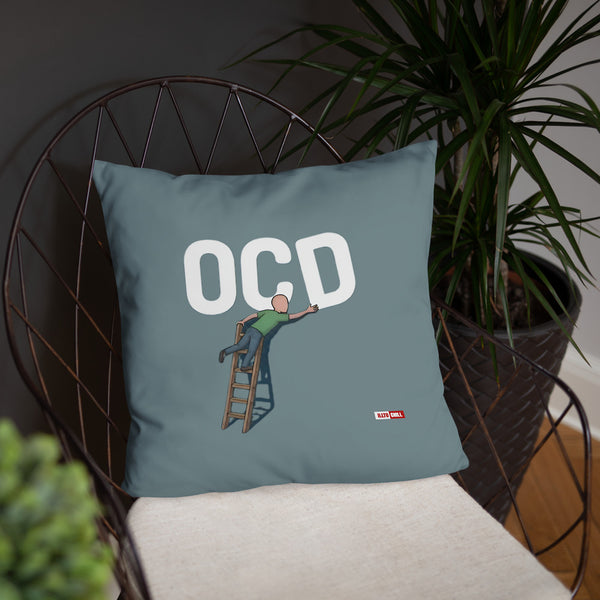 ILLTOCHILL OCD Awareness Pillow – Lifestyle Front Lifestyle 4 (Black)