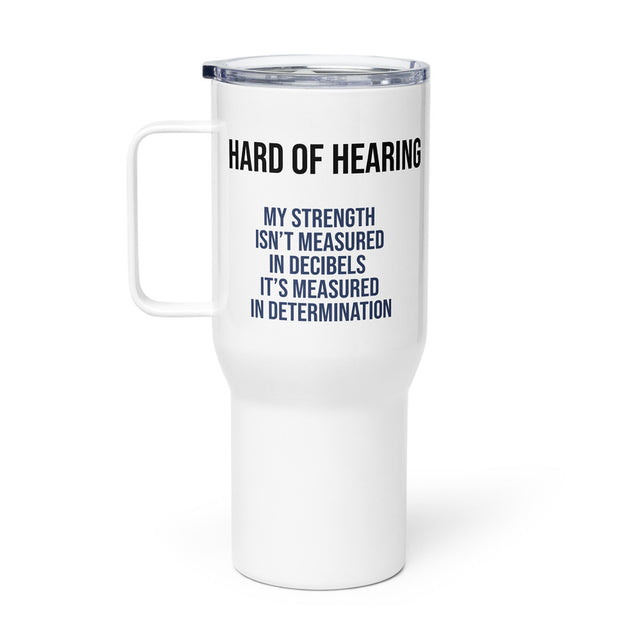 Can’t Hear Chaos Hard of Hearing Travel Mug – ILLTOCHILL Commute Fuel