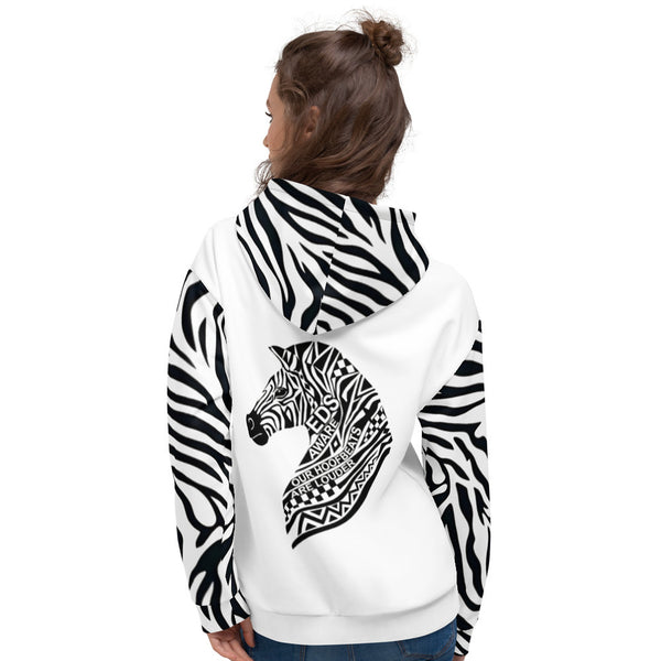 ILLTOCHILL EDS ehler danlos syndrome awareness gift heavyweight Unisex Hoodie – Women's Back (Black)