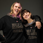 ILLTOCHILL MS awareness Multiple Sclerosis support gift heavyweigh Unisex Hoodie – Couples Front (Black)