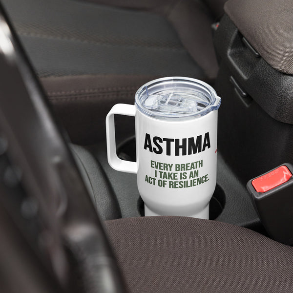 ILLTOCHILL Asthma awareness and support gift travel mug with a handle – Lifestyle Right