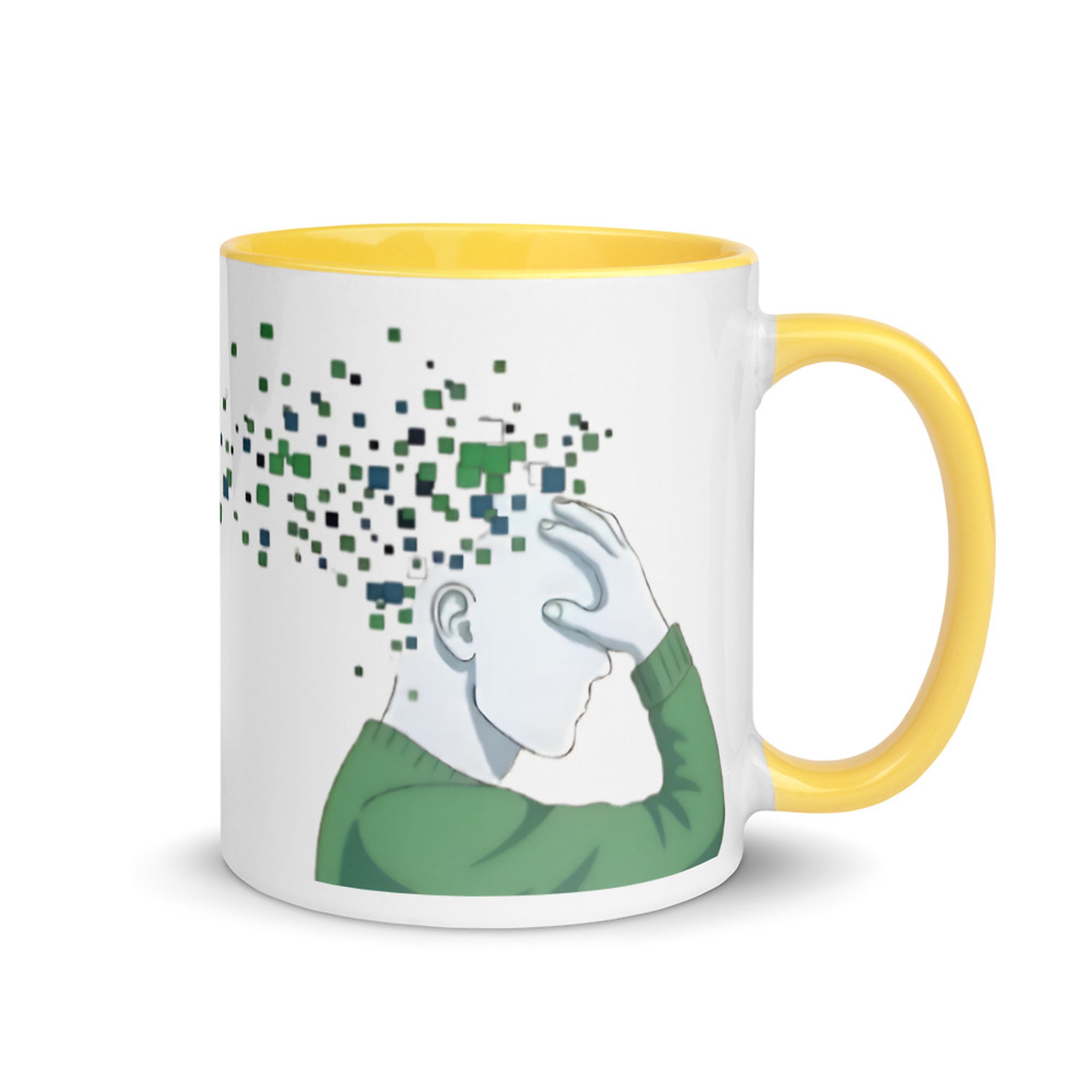 ILLTOCHILL TBI Traumatic brain injury support gift Mug with Color Inside – Flat Right
