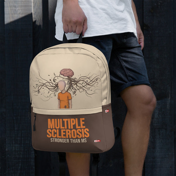 ILLTOCHILL MS Awareness Backpack – Men's Lifestyle Left (Black) #2