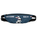 ILLTOCHILL Hard of Hearing Awareness Fanny Pack – Default Front (Black)