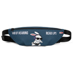 ILLTOCHILL Hard of Hearing Awareness Fanny Pack – Default Front (Black)