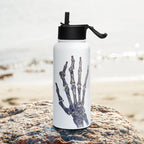 ILLTOCHILL RA awareness Rheumatoid Arthritis gift Stainless steel water bottle with a straw lid – Lifestyle 3 Left