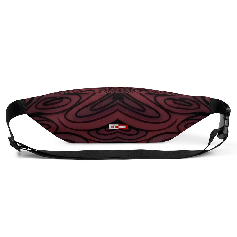 ILLTOCHILL Anxiety Awareness Fanny Pack – Default Back (Black)