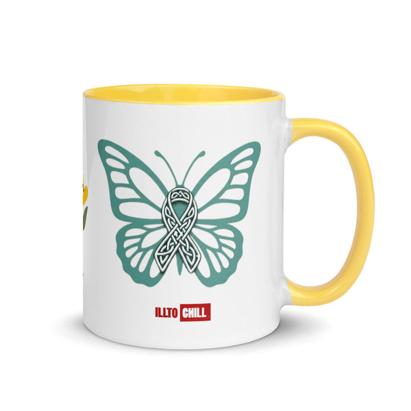 ILLTOCHILL POTS awareness gift Mug with Color Inside – Flat Right