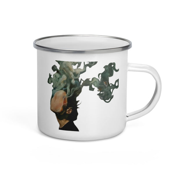 ILLTOCHILL Asthma awareness and support gift Enamel Mug – Default Right