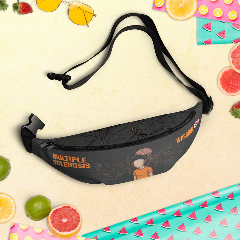 ILLTOCHILL MS Awareness Fanny Pack – Spring/summer vibes Front (Clear)