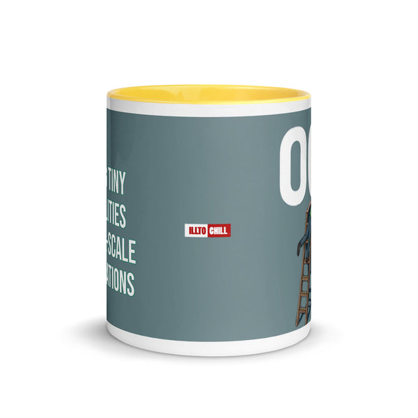 ILLTOCHILL OCD awareness Obsessive-Compulsive Disorder gift Mug with Color Inside – Flat Front