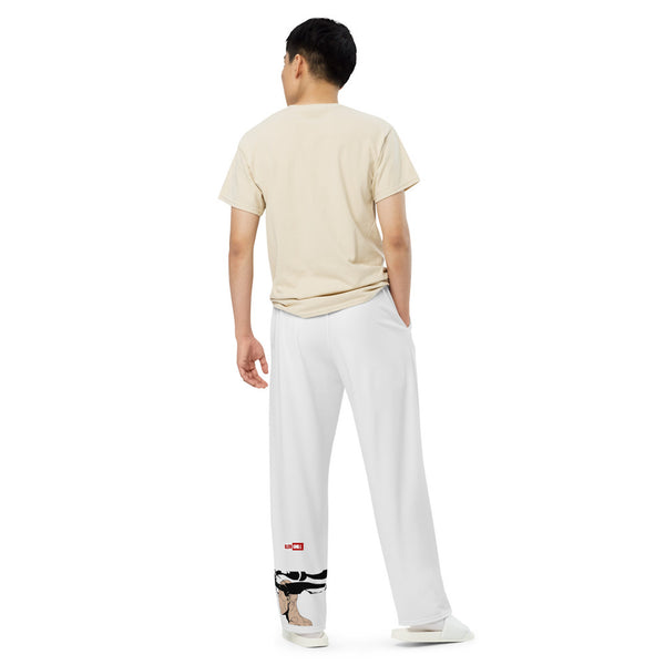 ILLTOCHILL C-PTSD Support Pants – Men's Back (White)