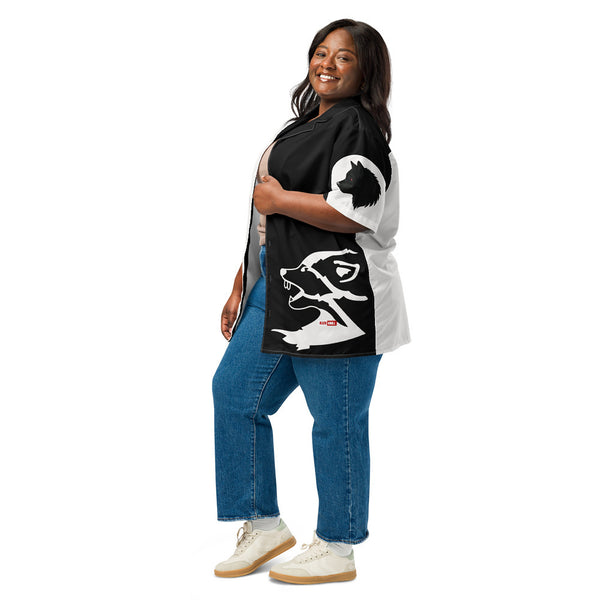 ILLTOCHILL Bipolar disorder Unisex button shirt – Women's 3 Left (White)