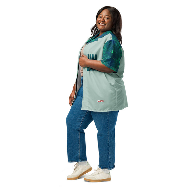 ILLTOCHILL IIH awareness Idiopathic Intracranial Hypertension support Unisex button shirt – Women's 3 Left (White)