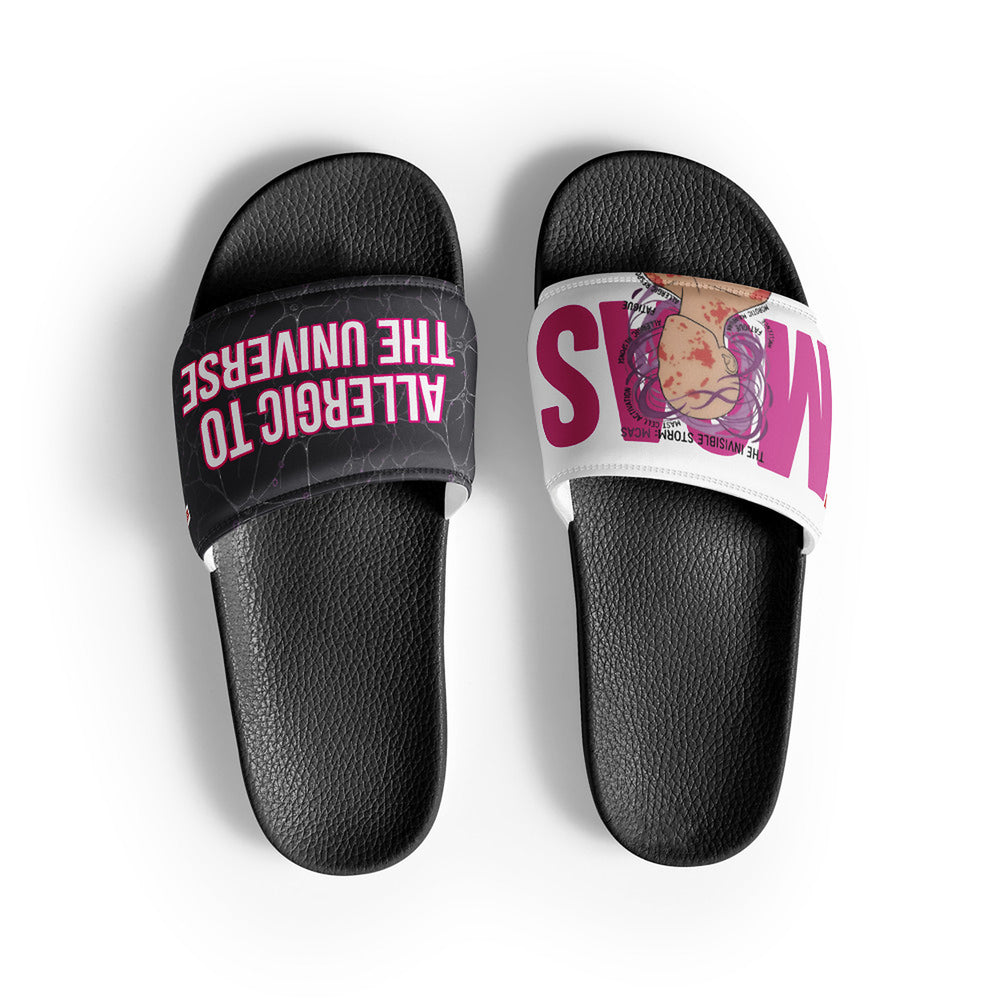 ILLTOCHILL MCAS Awareness Women's Slides – Flat Front (Mcas Awareness Women's Slides)
