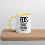 ILLTOCHILL EDS ehler danlos syndrome awareness gift Mug with Color Inside – Lifestyle Left