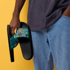 ILLTOCHILL IIH Awareness Men's Slides – Men's Lifestyle 3 Left Front (Iih Awareness Men's Slides)