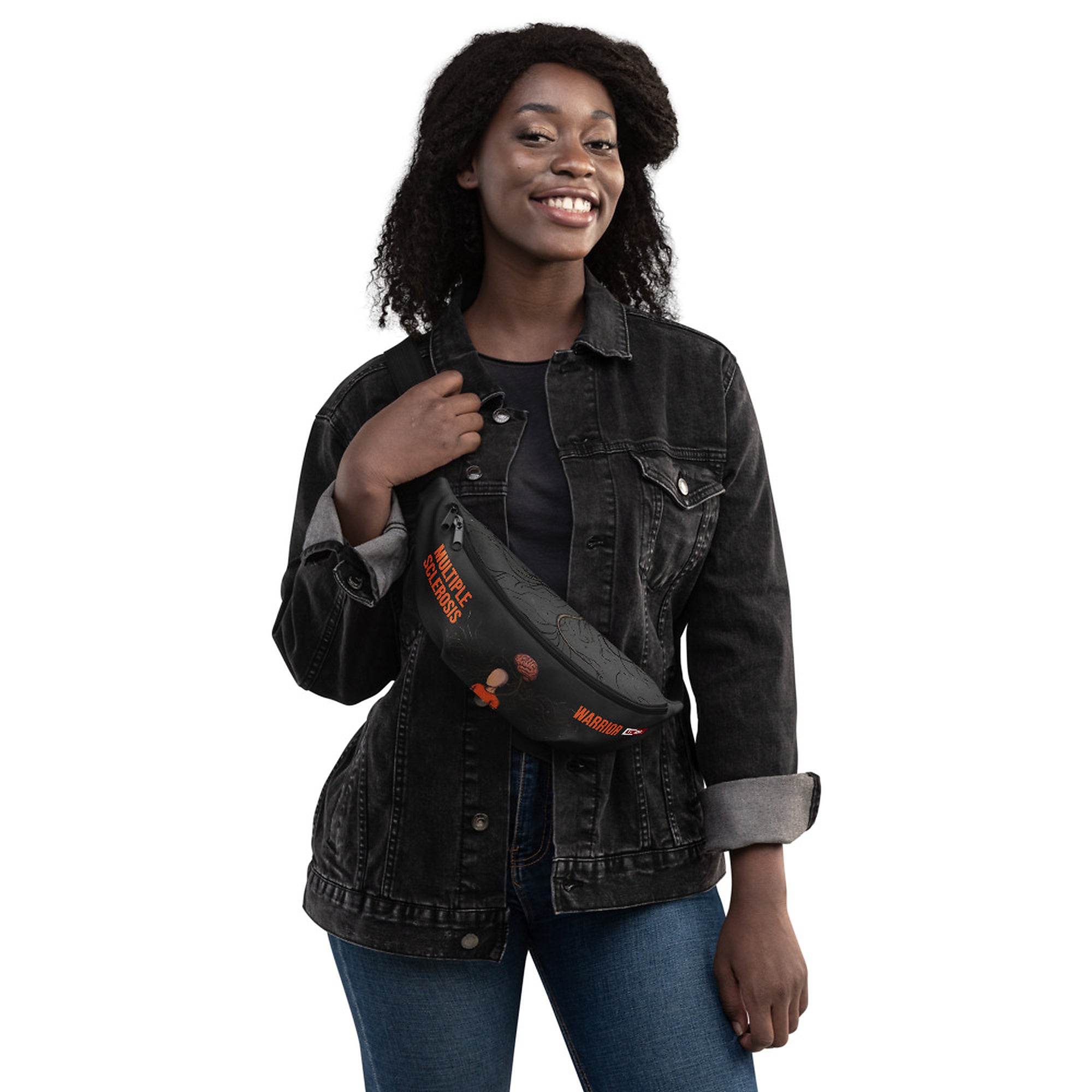 ILLTOCHILL MS Awareness Fanny Pack – Women's 3 Front (Clear)