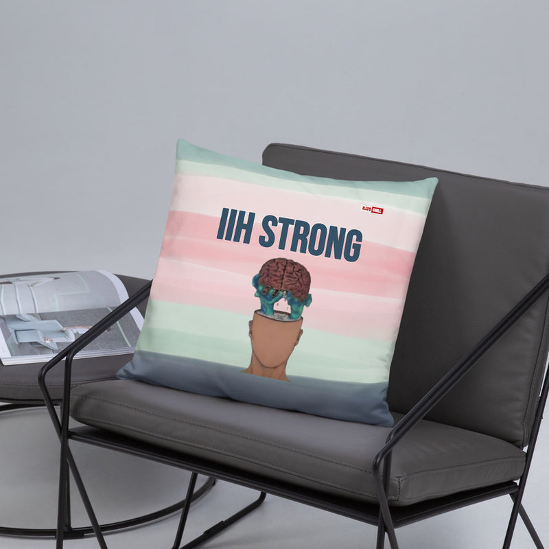 ILLTOCHILL IIH Awareness Pillow – Lifestyle Front Lifestyle 5 (Black)