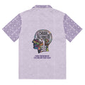 ILLTOCHILL CM Chiari Malformation awareness Unisex button shirt – Flat Back (White)