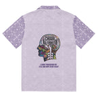 ILLTOCHILL CM Chiari Malformation awareness Unisex button shirt – Flat Back (White)