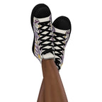 ILLTOCHILL Lupus Awareness Women's High Top Shoes – Women's Lifestyle Front (Lupus Awareness Women's High Top Shoes)