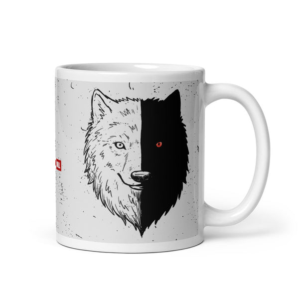 ILLTOCHILL Bipolar disorder gift White glossy mug – Default Handle on Right