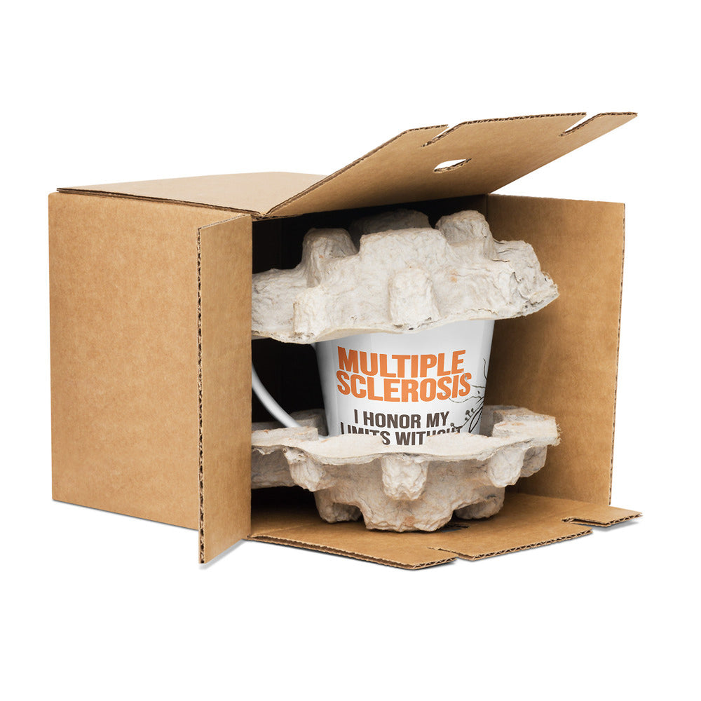 ILLTOCHILL MS awareness Multiple Sclerosis support gift Latte mug – Packaging Product details