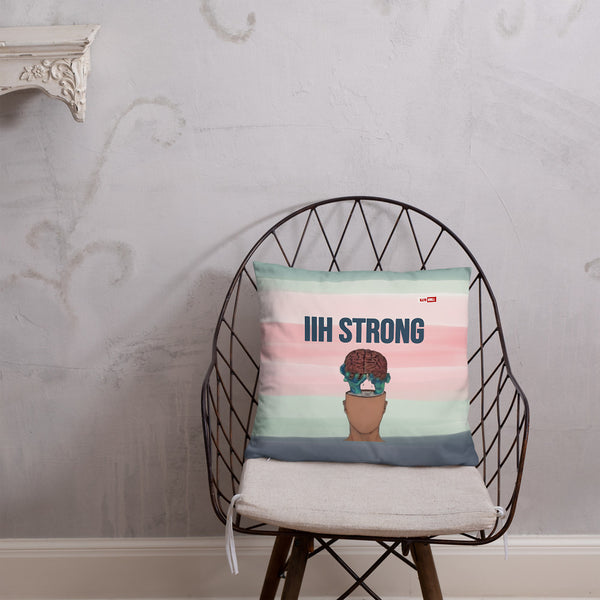 ILLTOCHILL IIH Awareness Pillow – Lifestyle Front Lifestyle 1 (Black)