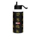 ILLTOCHILL Insomnia Night Owl Stainless steel water bottle with a straw lid – Flat Left