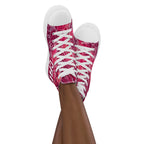 ILLTOCHILL CRPS Awareness gift women’s high top canvas shoes – Women's Lifestyle Front