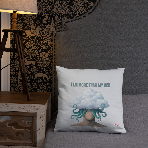 ILLTOCHILL OCD Awareness Pillow – Lifestyle Front Lifestyle 2 (Black)